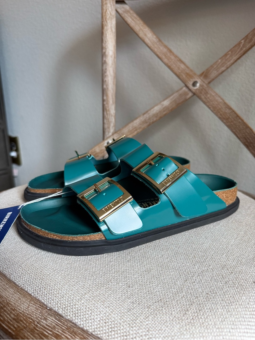 Birkenstock Arizona Droplet Buckle Sandals dark teal - Picture 4 of 7